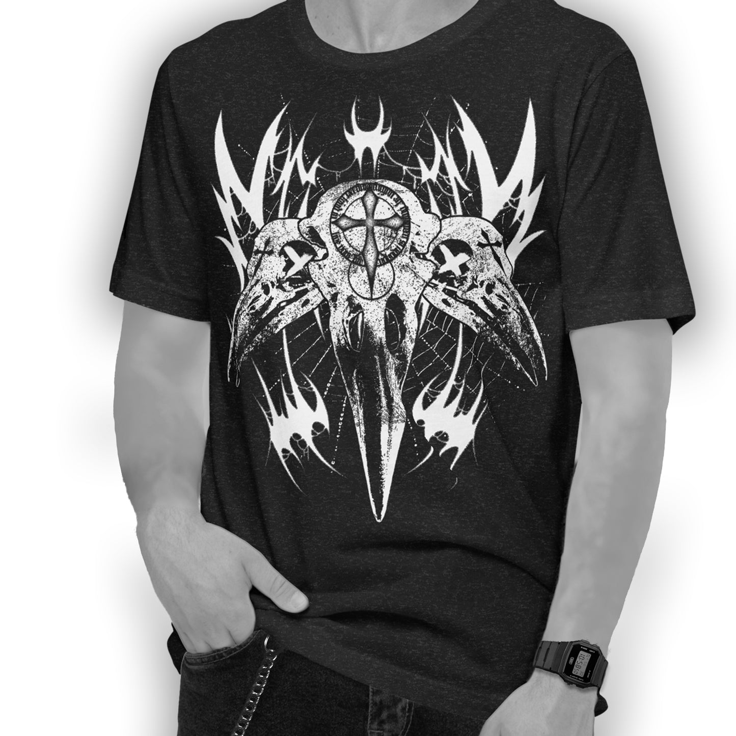 Raven pendant - T-shirt
